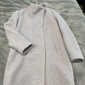 Kenneth Cole New York boucle wool blend coat